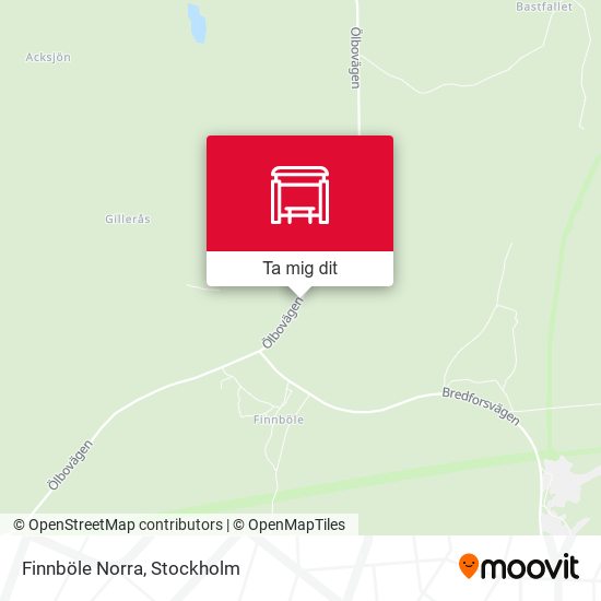 Finnböle Norra karta