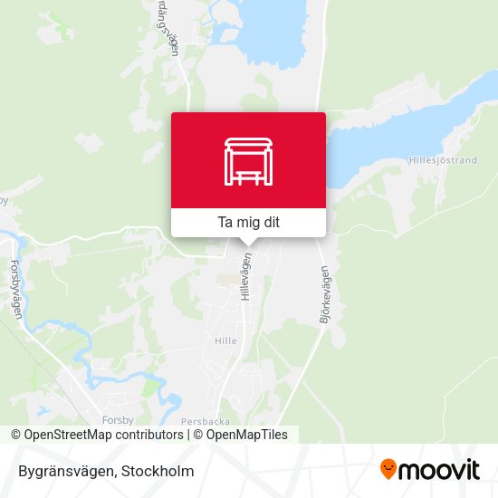 Bygränsvägen karta