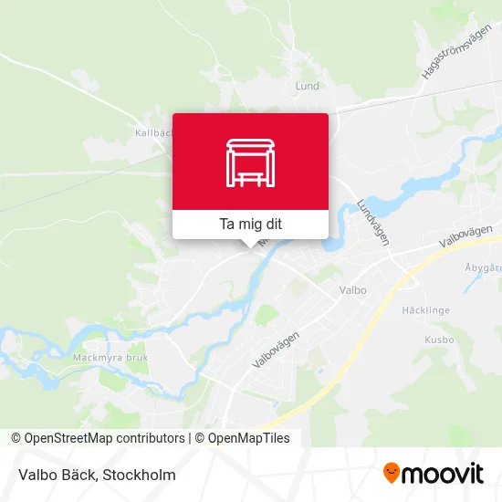 Valbo Bäck karta
