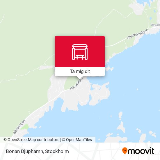 Bönan Djuphamn karta
