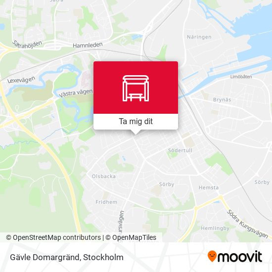 Gävle Domargränd karta