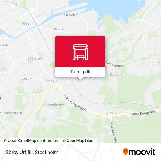 Sörby Urfjäll karta