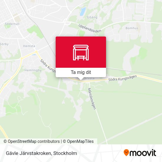 Gävle Järvstakroken karta