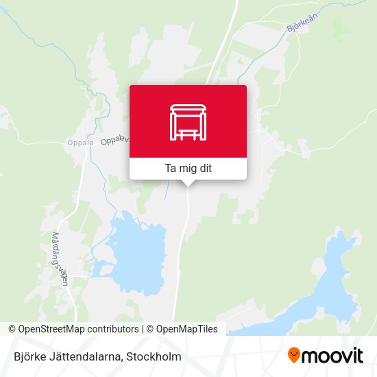 Björke Jättendalarna karta