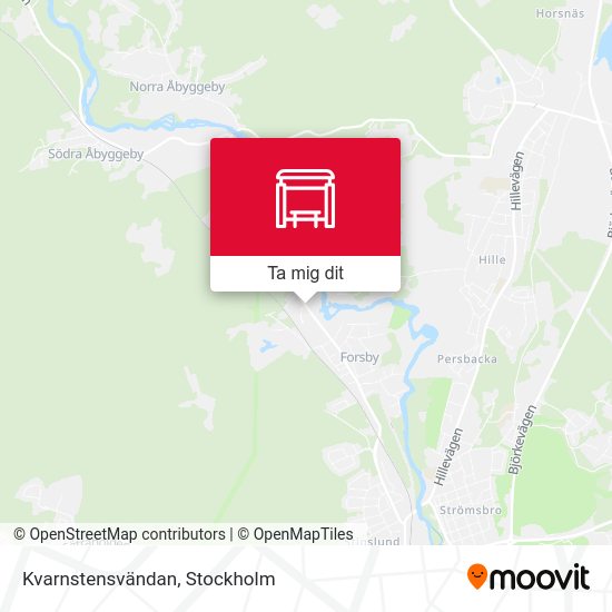 Kvarnstensvändan karta