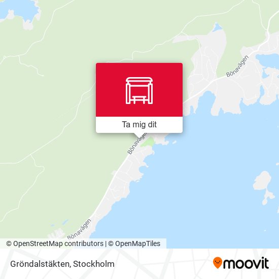Gröndalstäkten karta