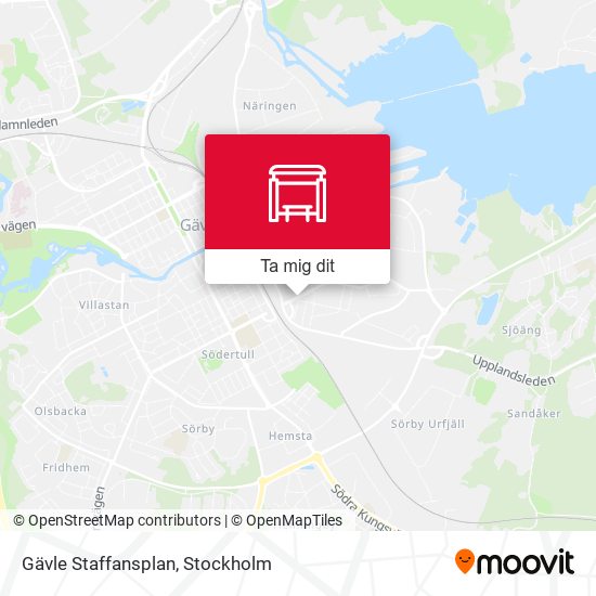 Gävle Staffansplan karta