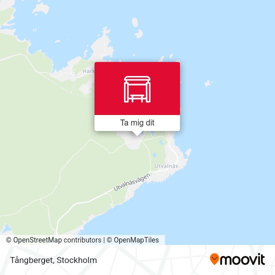 Tångberget karta