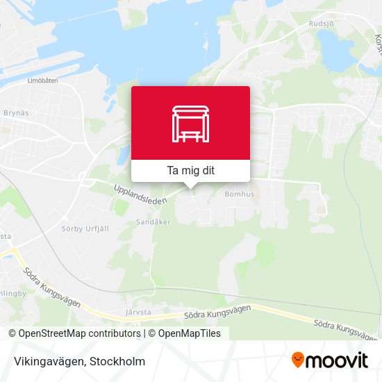 Vikingavägen karta