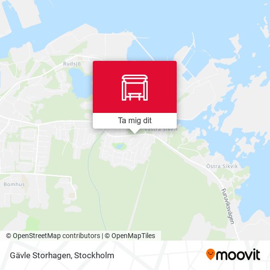 Gävle Storhagen karta