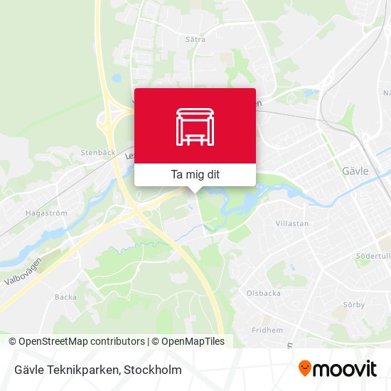 Gävle Teknikparken karta