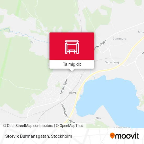 Storvik Burmansgatan karta
