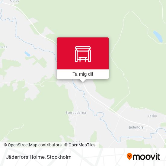 Jäderfors Holme karta