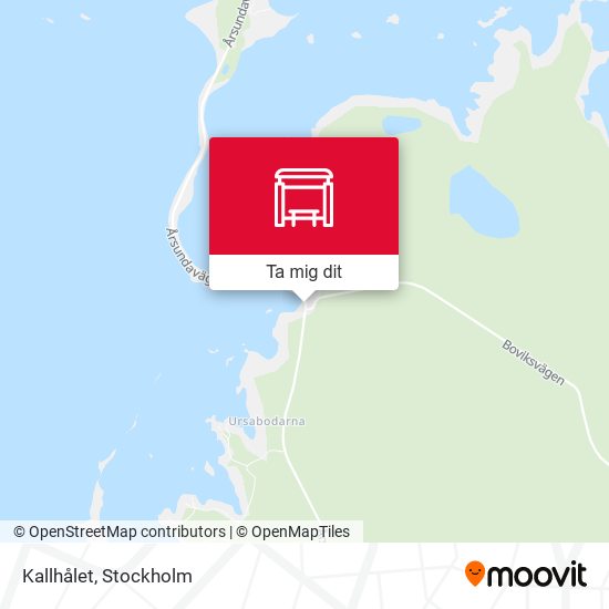 Kallhålet karta