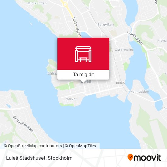 Luleå Stadshuset karta