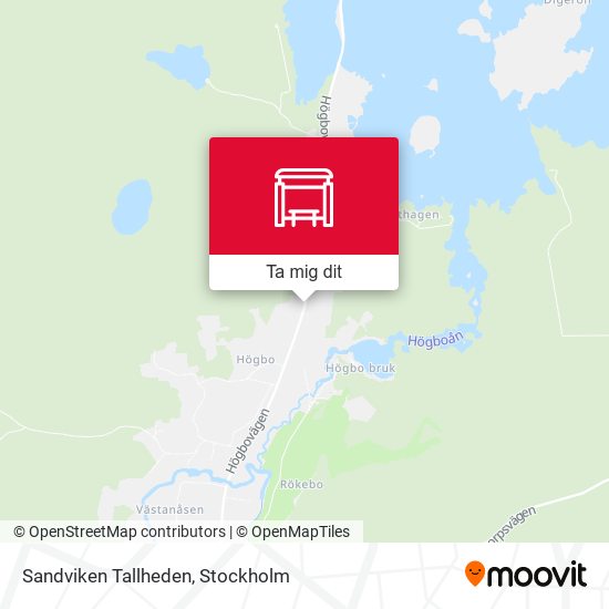 Sandviken Tallheden karta