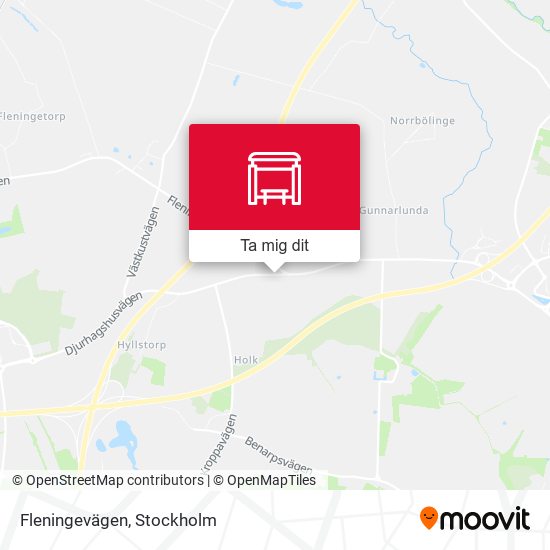 Fleningevägen karta