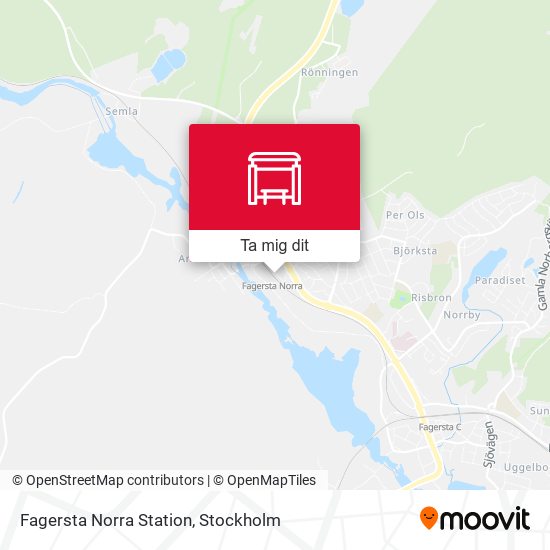 Fagersta Norra Station karta