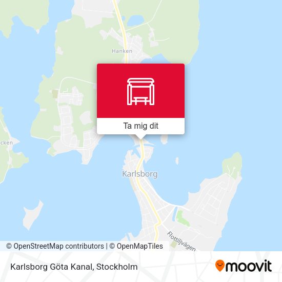 Karlsborg Göta Kanal karta