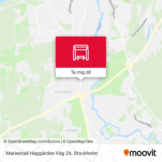 Mariestad Haggården Väg 26 karta
