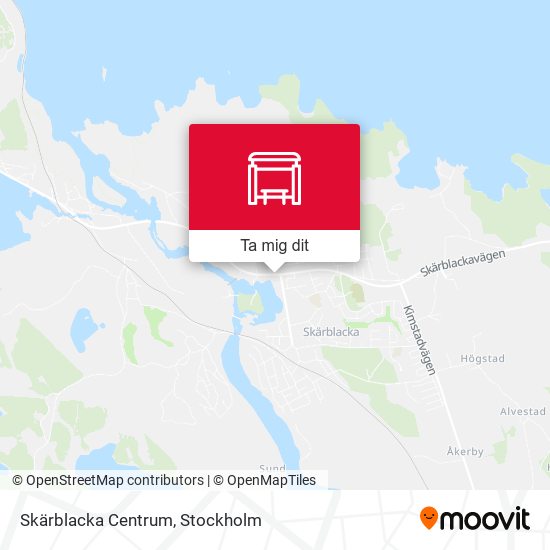 Skärblacka Centrum karta
