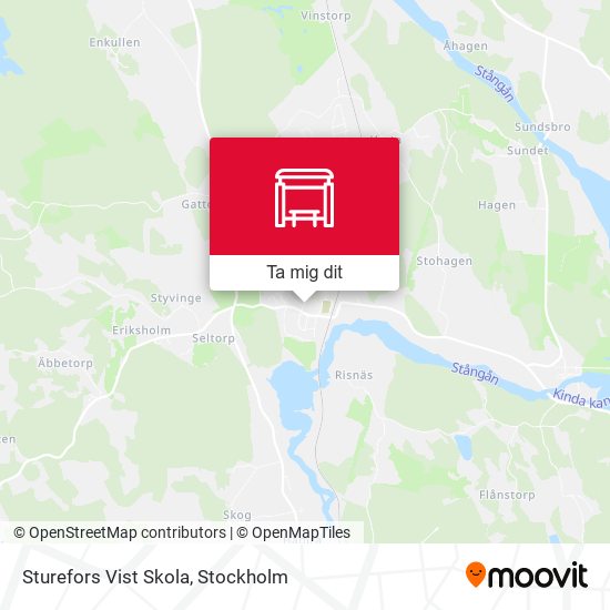 Sturefors Vist Skola karta