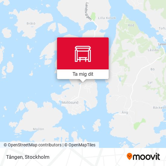 Tången karta