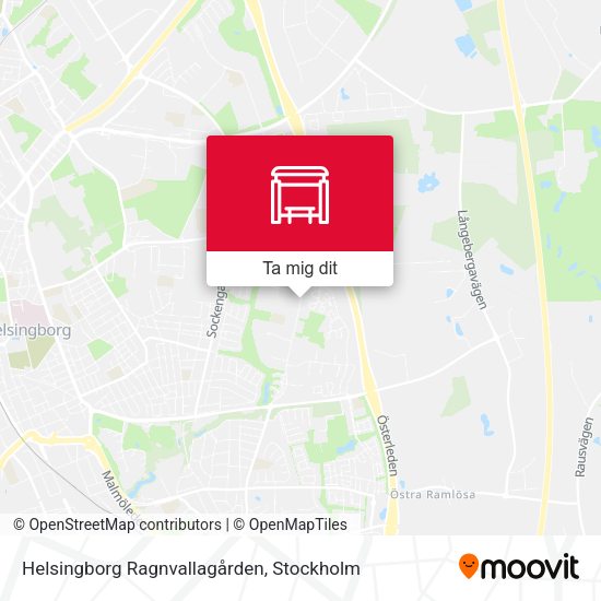 Helsingborg Ragnvallagården karta
