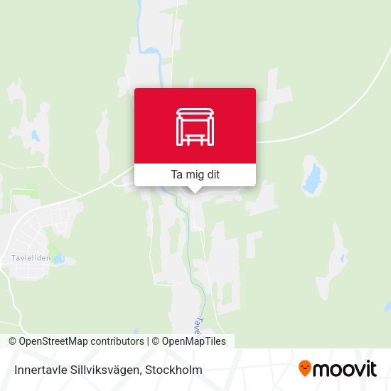 Innertavle Sillviksvägen karta