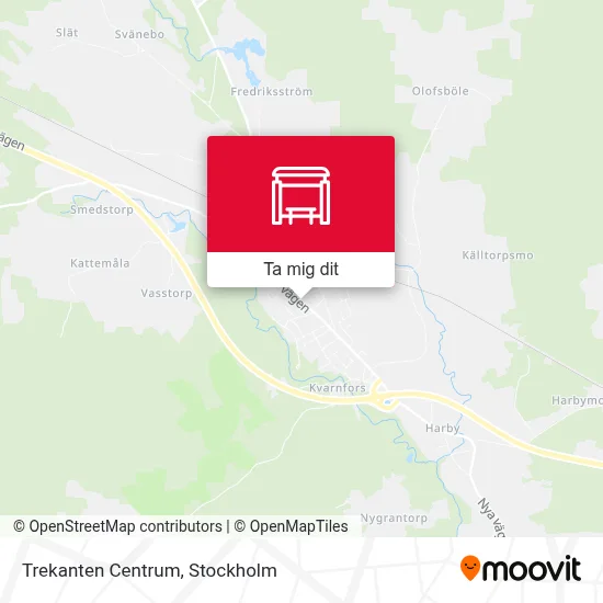 Trekanten Centrum karta