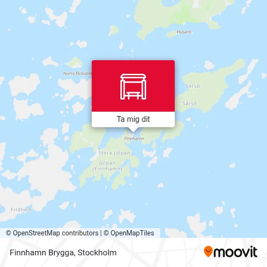 Finnhamn Brygga karta