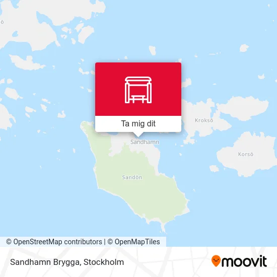 Sandhamn Brygga karta
