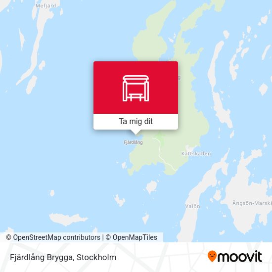 Fjärdlång Brygga karta