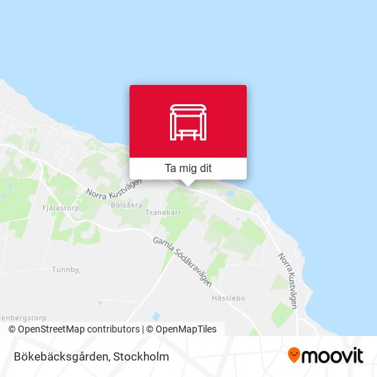 Bökebäcksgården karta