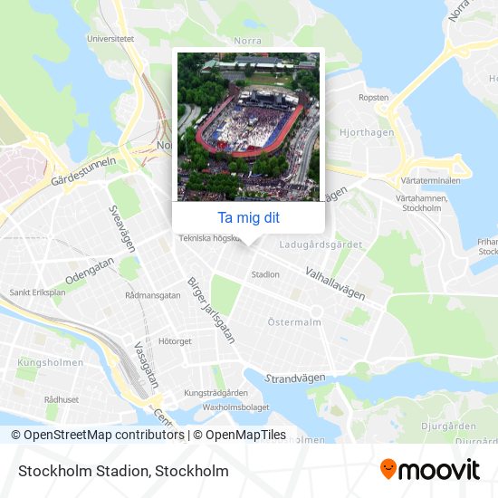 Stockholm Stadion karta