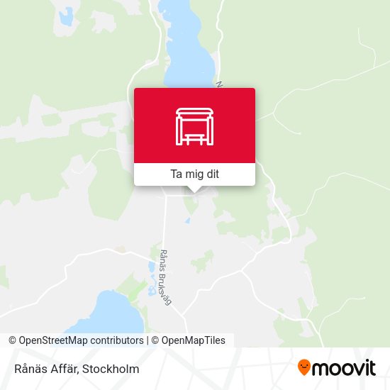 Rånäs Affär karta