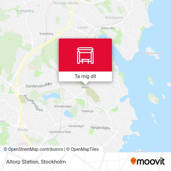 Altorp Station karta