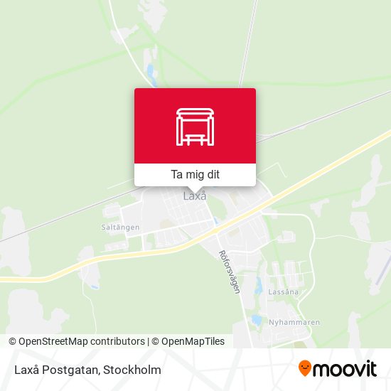 Laxå Postgatan karta
