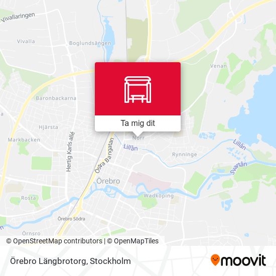 Örebro Längbrotorg karta