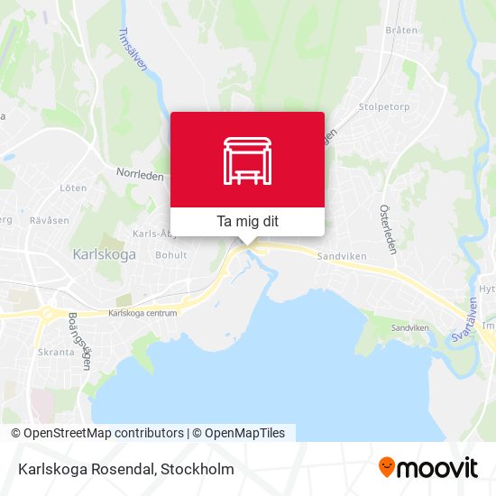 Karlskoga Rosendal karta