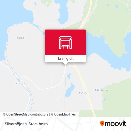 Silverhöjden karta