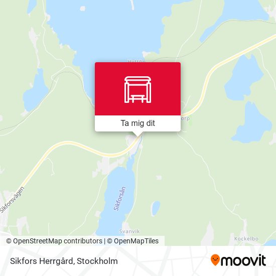 Sikfors Herrgård karta