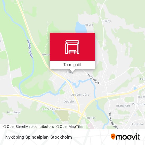 Nyköping Spindelplan karta