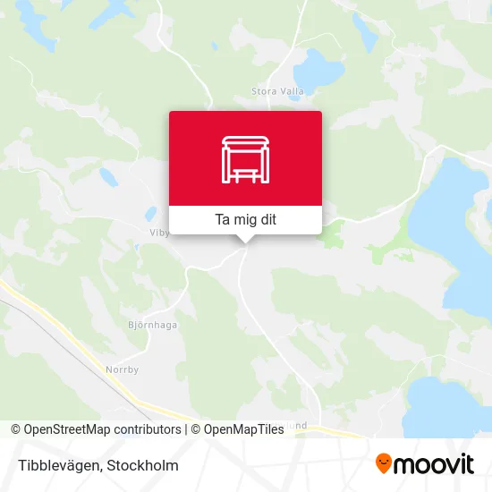 Tibblevägen karta