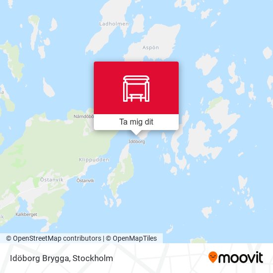 Idöborg Brygga karta