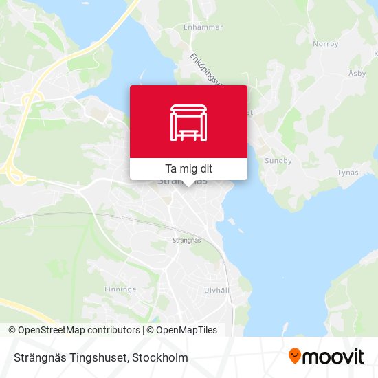 Strängnäs Tingshuset karta