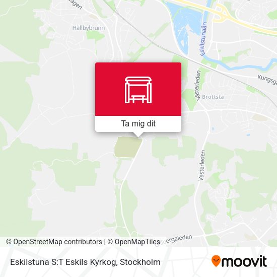 Eskilstuna S:T Eskils Kyrkog karta