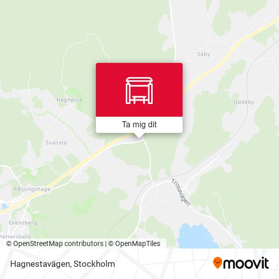 Hagnestavägen karta