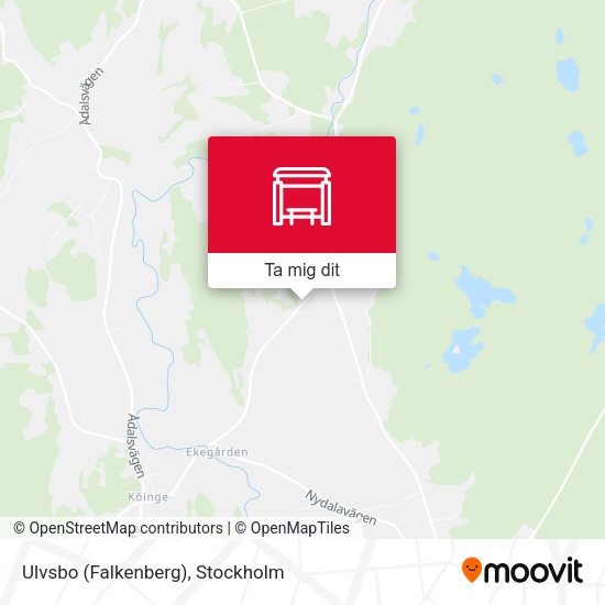 Ulvsbo (Falkenberg) karta