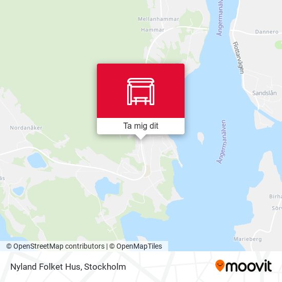 Nyland Folket Hus karta